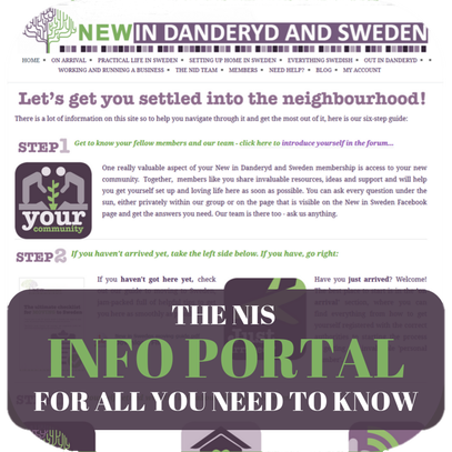 THE NIS INFO PORTAL FOR ALL YOU NEED TO KNOW - New in Sweden